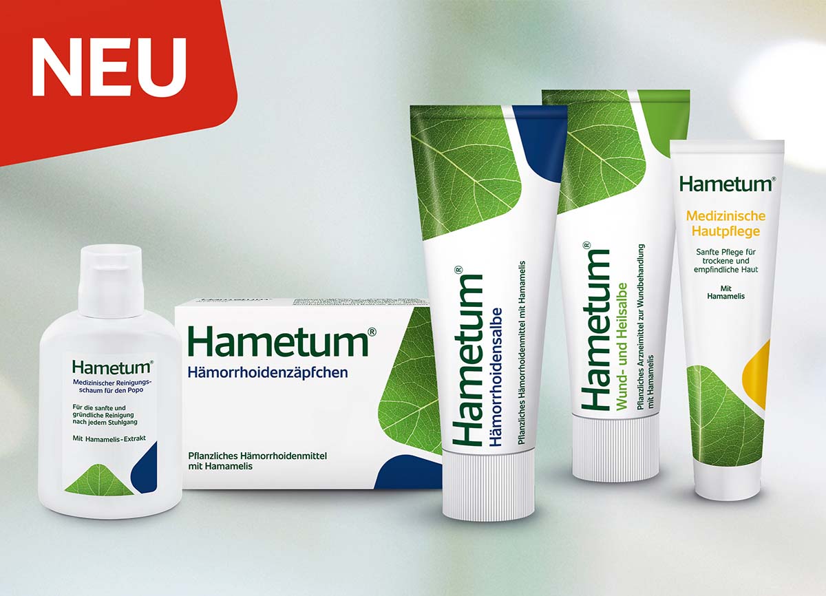 Abbildung der Hametum-Produktfamilie 