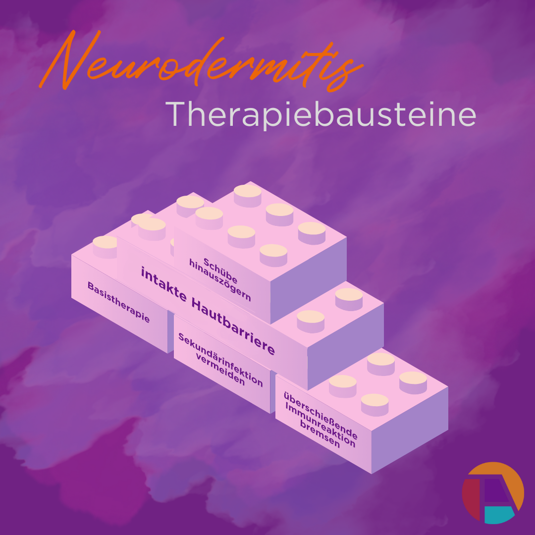 Grafik Therapiebausteine Neurodermitis