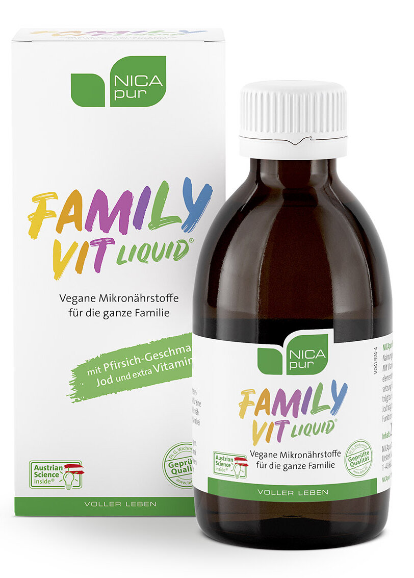 Multivitaminsaft FamilyVit liquid® für Kinder