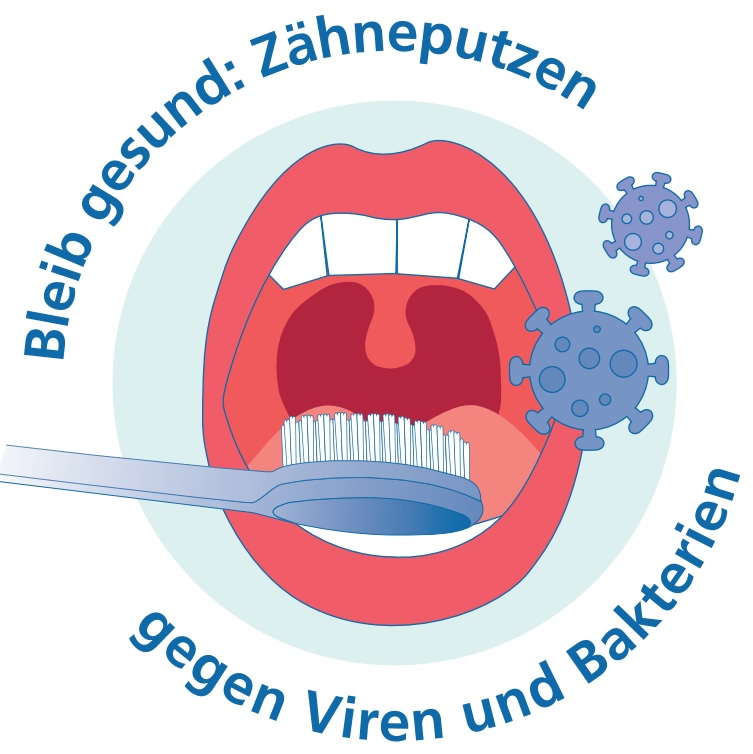 Zähneputzen hilft gegen Viren und Bakterien